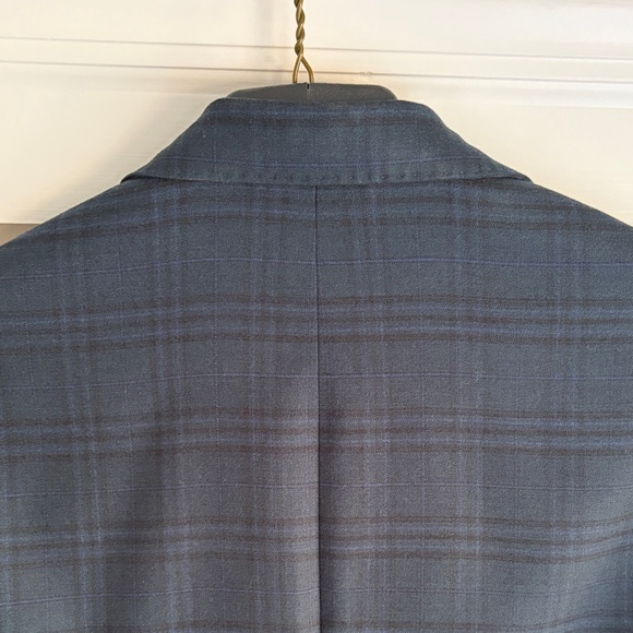 Bonobos Green/Navy Plaid Blazer 38S - Picture 11 of 12